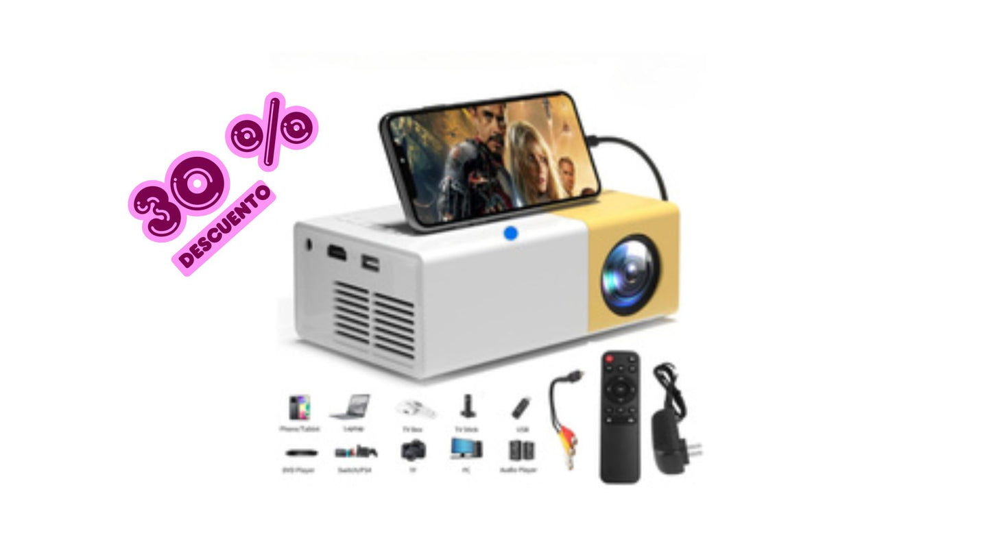 Proyector de Vídeo LED HD Portátil